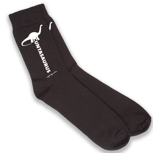 Rude Funny Cuntasaurus Dinosaur Novelty Socks, Black, Secret Santa, Birthday Gift