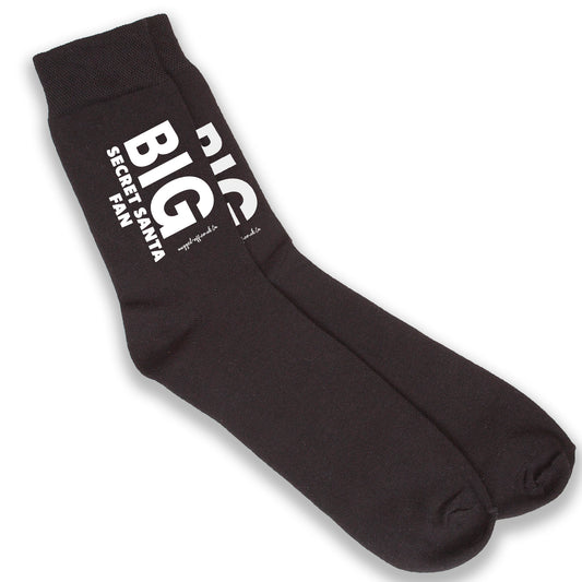 Big Secret Santa Fan Black Socks