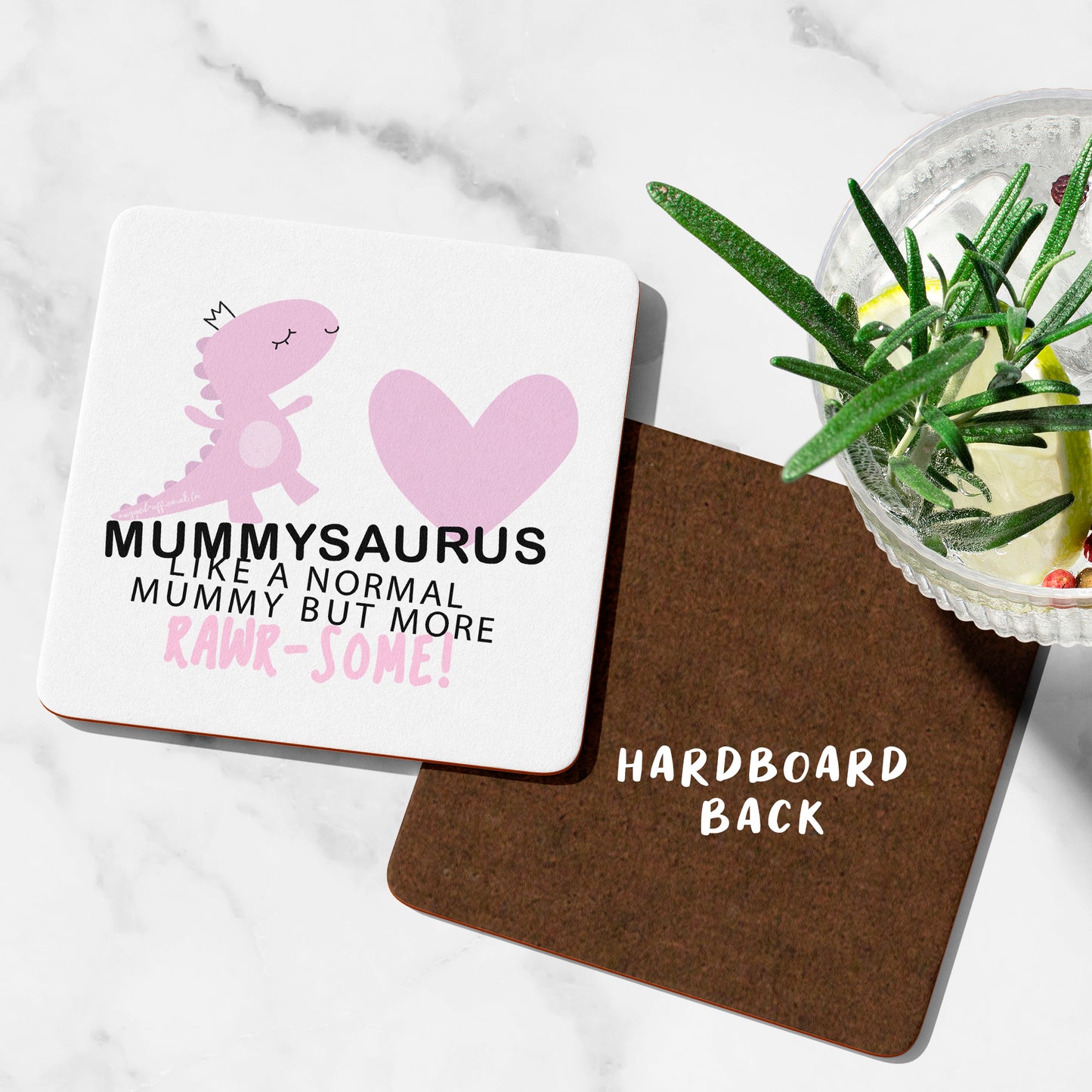 Mummysaurus Coaster Mummy Birthday Gifts Mummy Christmas Mother's Day