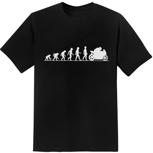 Motorbike Evolution Funny T-Shirt For Him Her