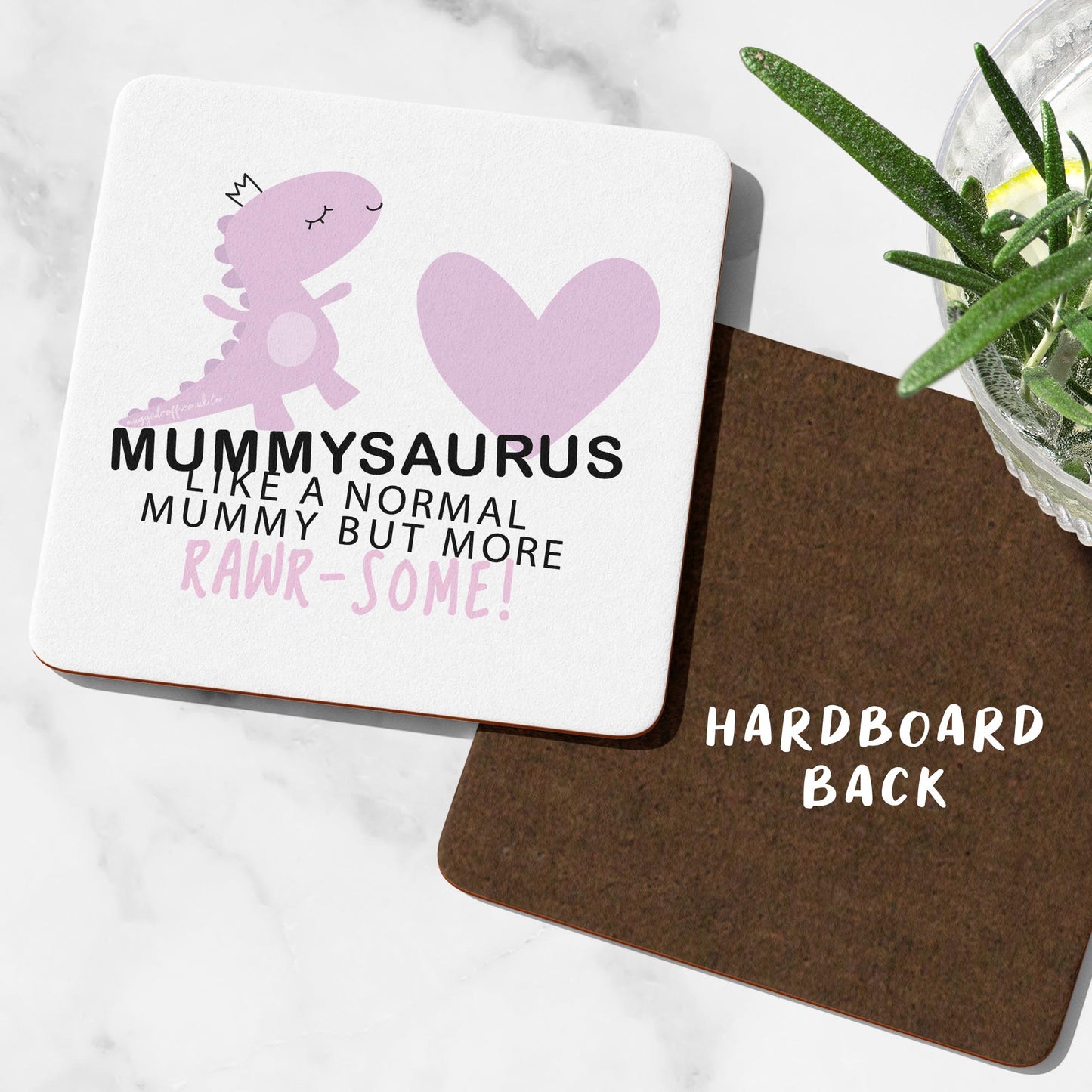 Mummysaurus Coaster Mummy Birthday Gifts Mummy Christmas Mother's Day