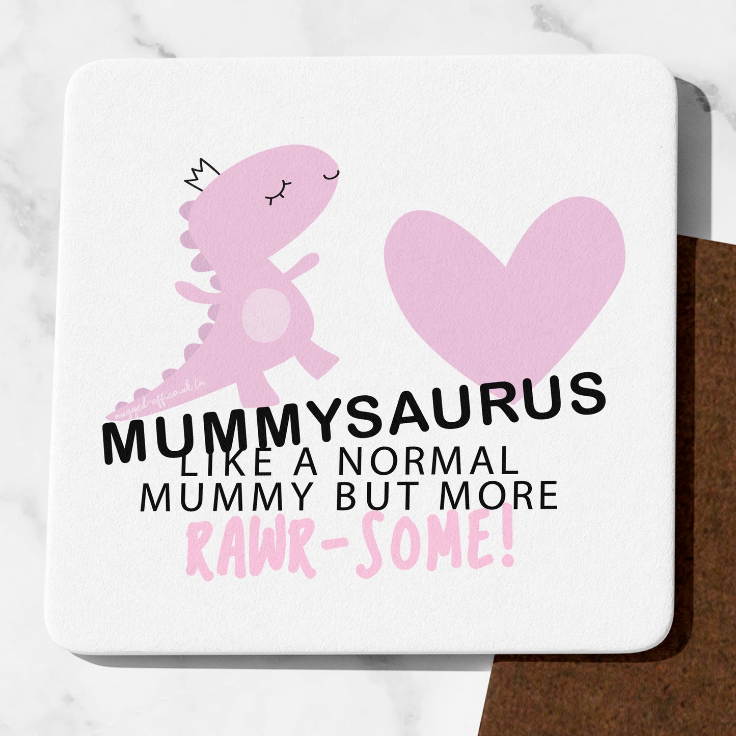 Mummysaurus Coaster Mummy Birthday Gifts Mummy Christmas Mother's Day