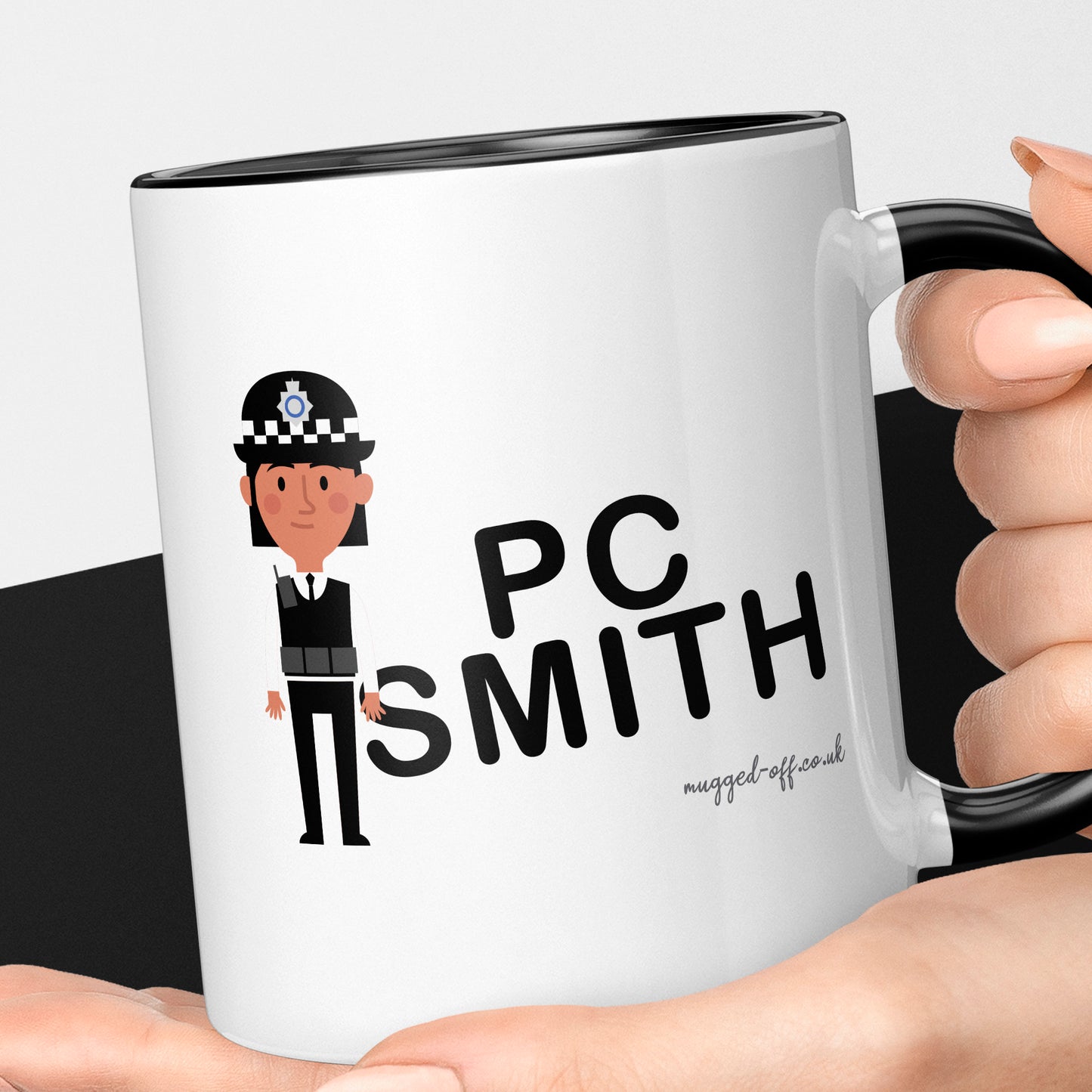 Personalised Policewoman Mug Any Name Any Rank Great Gift For WPC Female Police Officer