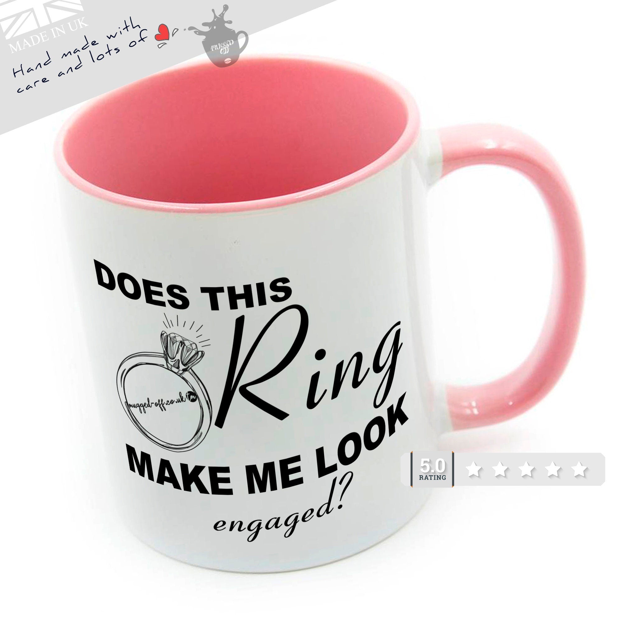 Engagement Mug Cup - Engagement Ring Cups – Mugged-Off